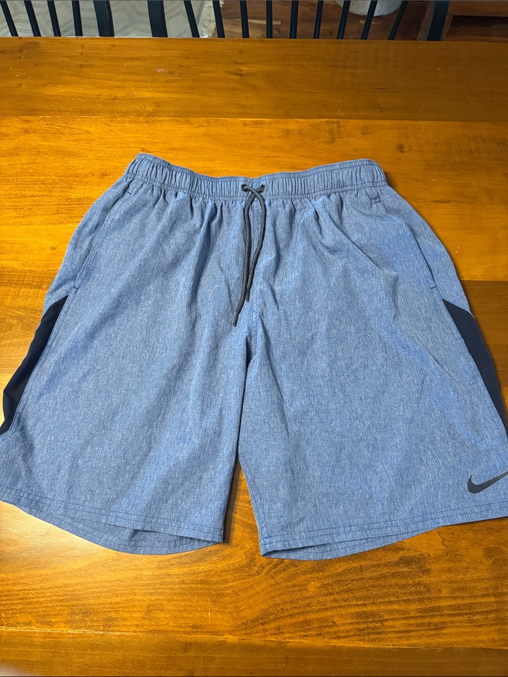 Nike Men's Heather Blue Swim Shorts